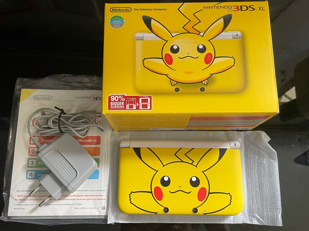 Nintendo 3DS XL Pikachu Limited Edition, Video Gaming, Video Game