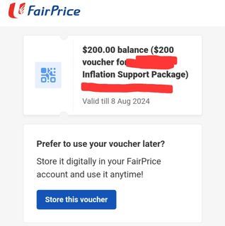 NTUC Voucher $200 for $160