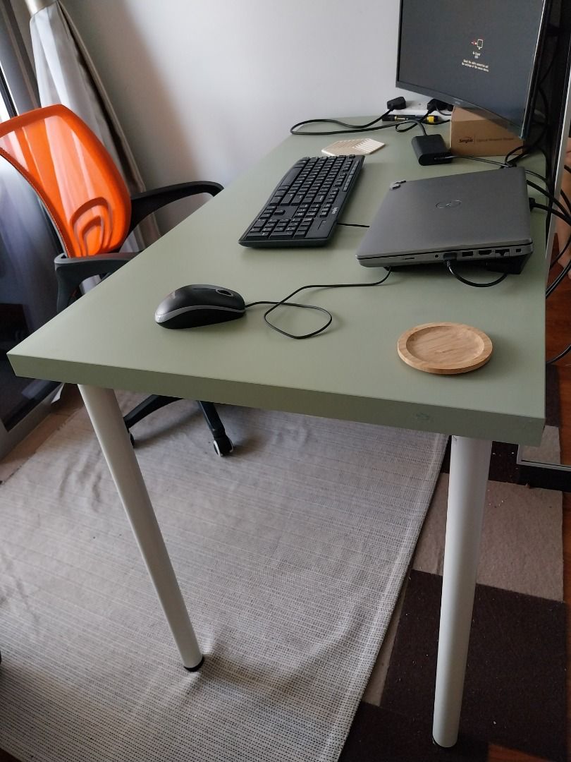 Office chair and Ikea desk/table, Furniture & Home Living, Furniture