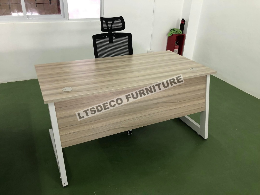 OFFICE TABLE WITH SIDE TABLE OFFICE FURNITURE AND PARTITION on Carousell