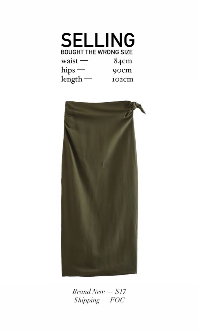 Wendy Midi Skirt - Dark Olive main image 0