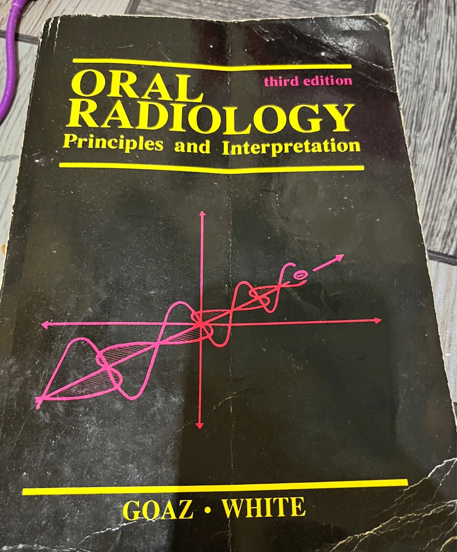 Oral radiology book on Carousell