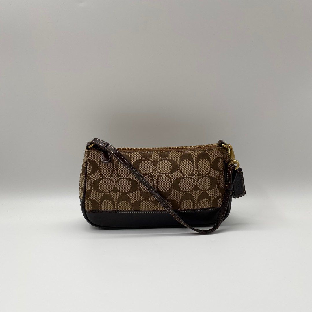AUTHENTIC coach POCHETTE MONOGRAM, Luxury, Bags & Wallets on Carousell