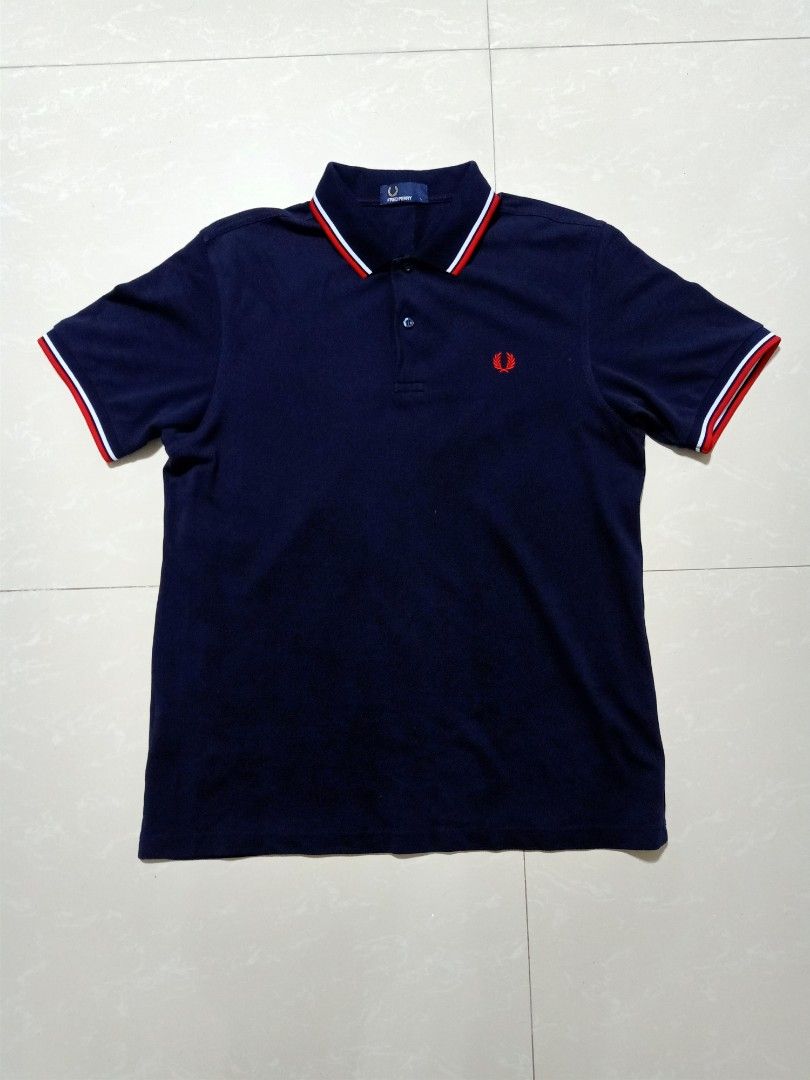 FRED PERRY - Man - Blue - Polo Shirt