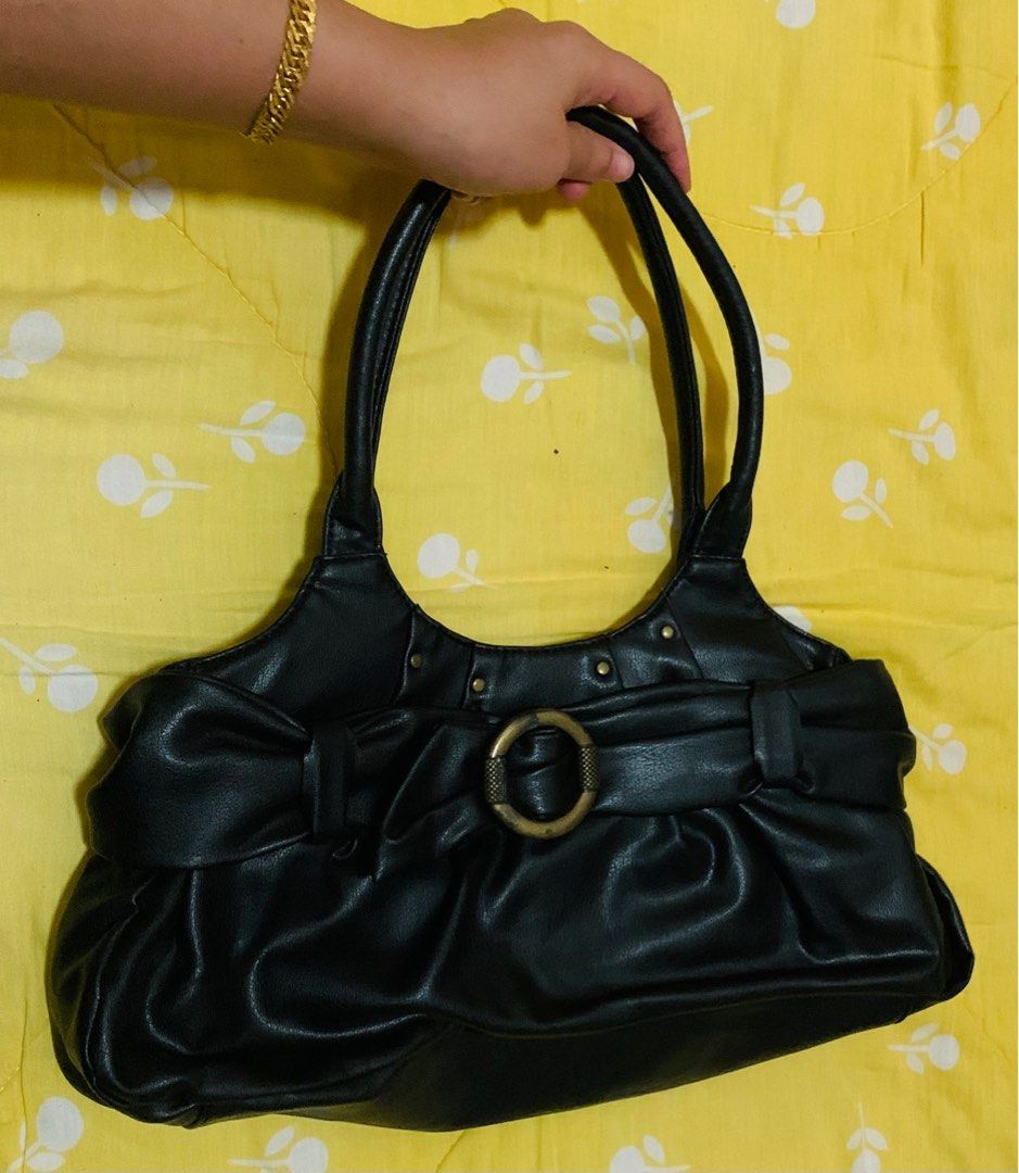 Nine west top black shoulder bag