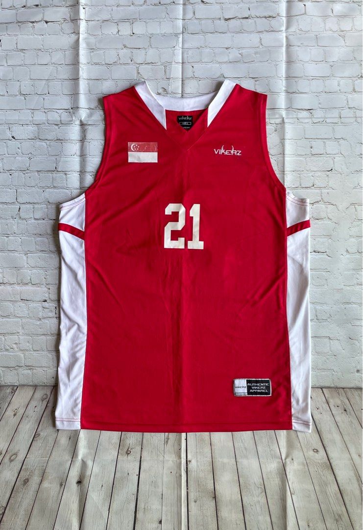 Original Singapore Basketball Jersey, Men's Fashion, Activewear on