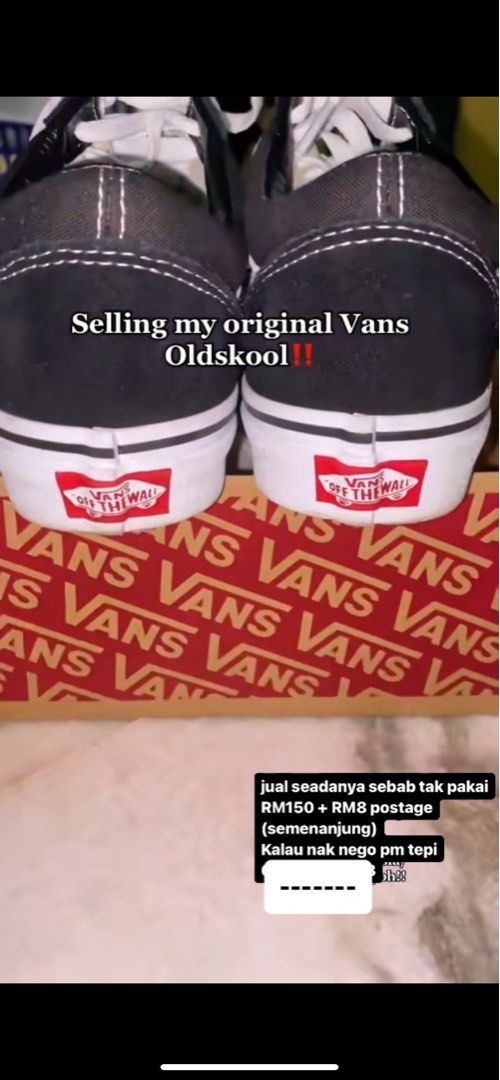 ORIGINAL VANS OLDSKOOL UK4 US5
