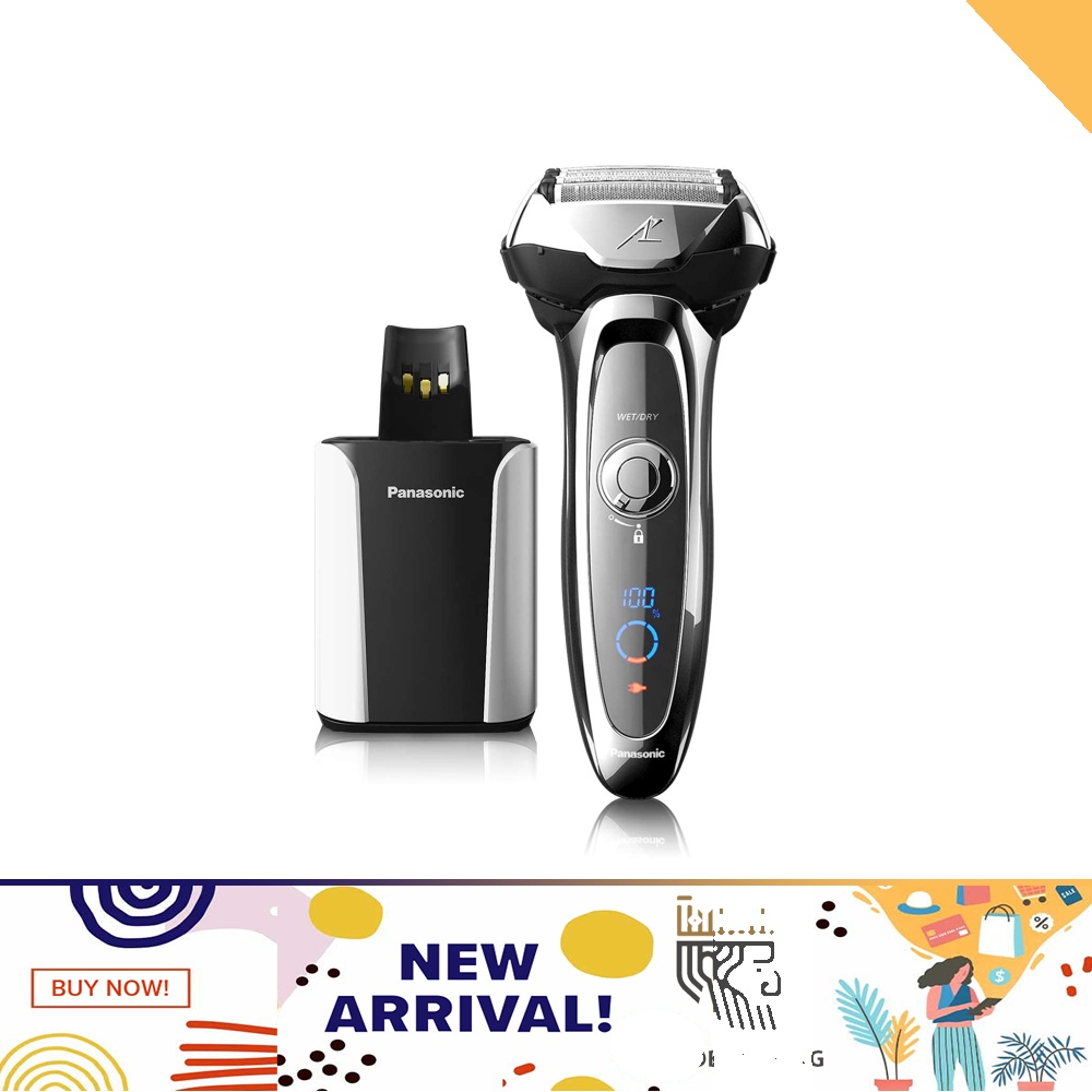 (CLEARING) Panasonic Arc5 Electric Razor for Men, 5 Blades Shaver and