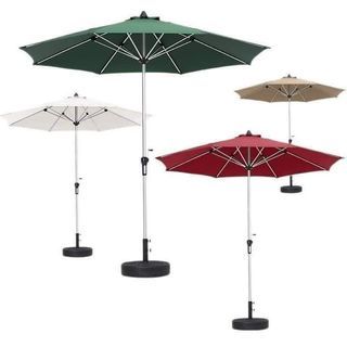 Patio umbrella with stand
