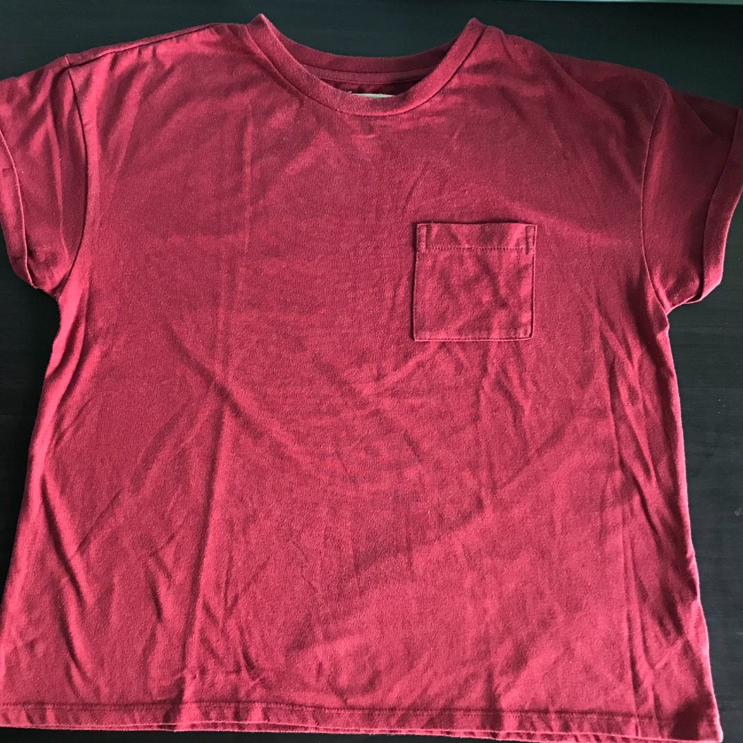 penshoppe-dress-code-red-with-pocket-on-carousell