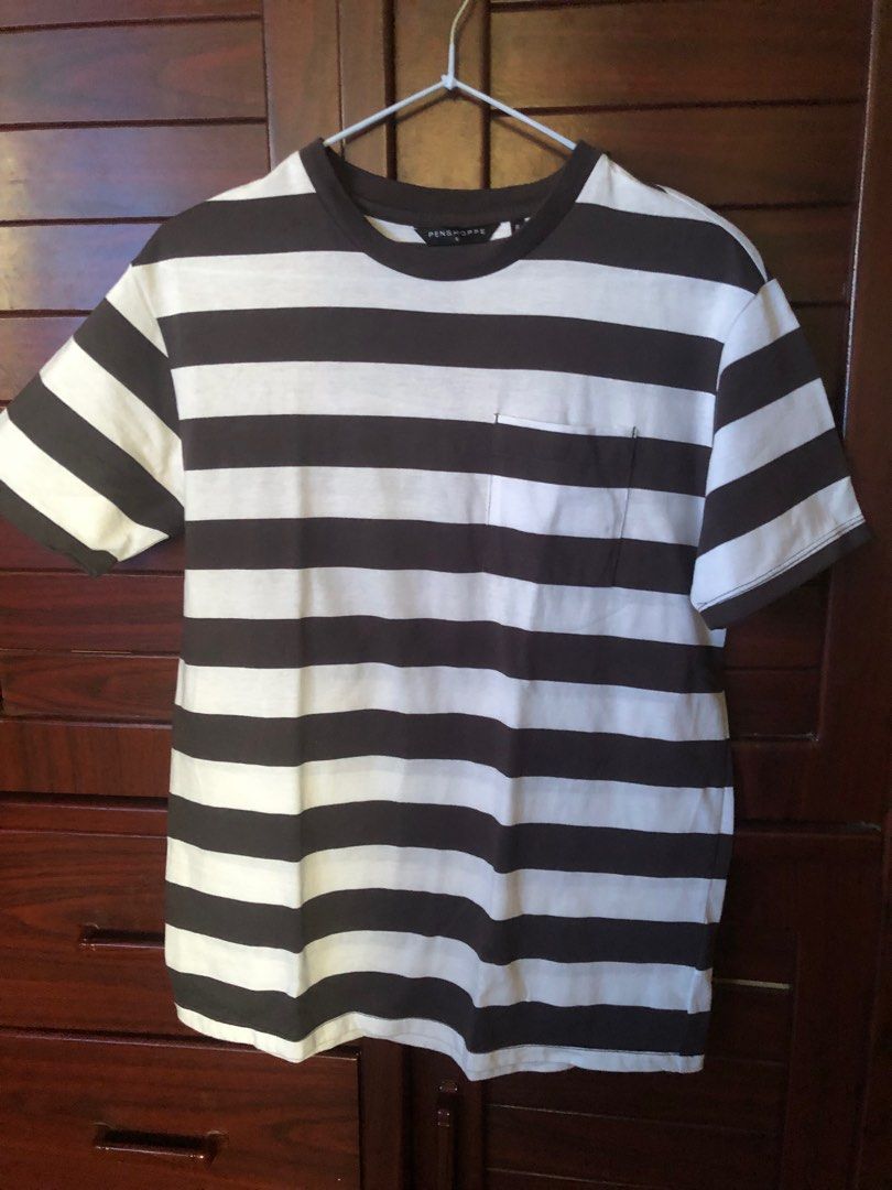 PENSHOPPE stiped pocket tee (Category: Tshirts & Polo Shirts ) located in Cavite. Submitted by _dashhh (Listing ID 1248003077, Image 1). Description: L 25 W 18.5.