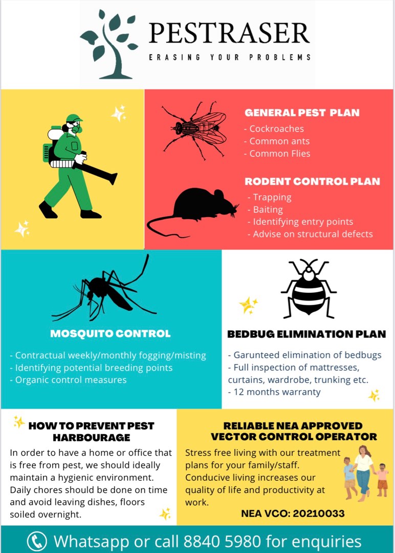 Pest control (NEA Approved), Home Services, Home Cleaning, Pest Control