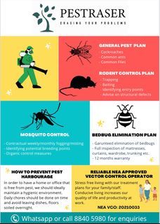 Pest control (NEA Approved)