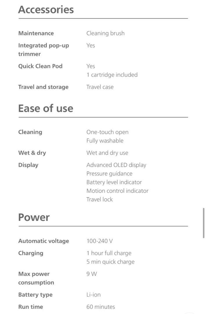 Shaver Series 9000 Wet And Dry Electric Shaver S9211/12
