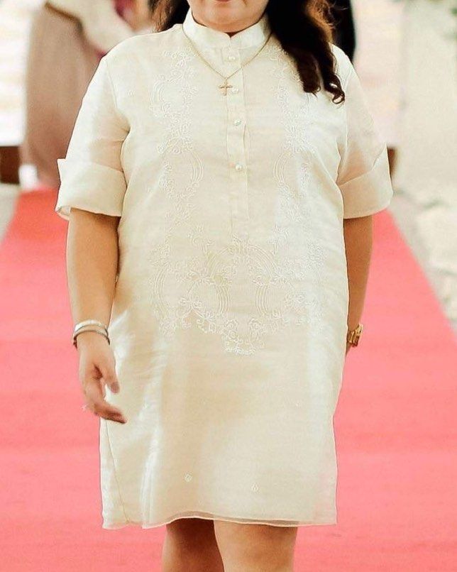 Barong dress plus size clearance