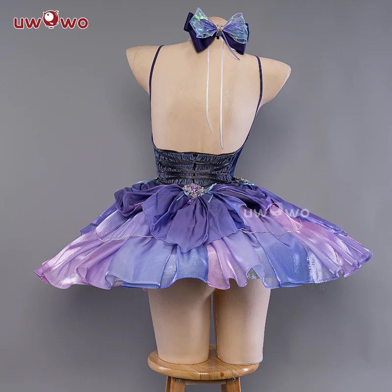 [Last Batch]【In Stock】Uwowo Genshin Impact Fanart: Keqing Ballet Dress Cosplay Costume
