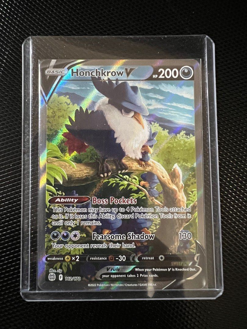 Pokmon Honchkrow V Alt Art Brilliant Star, Hobbies & Toys, Toys & Games  on Carousell