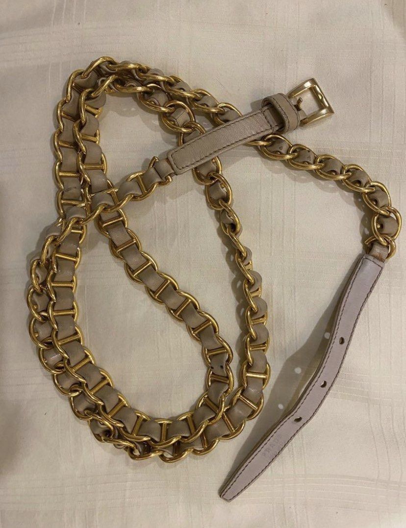 prada chain belt