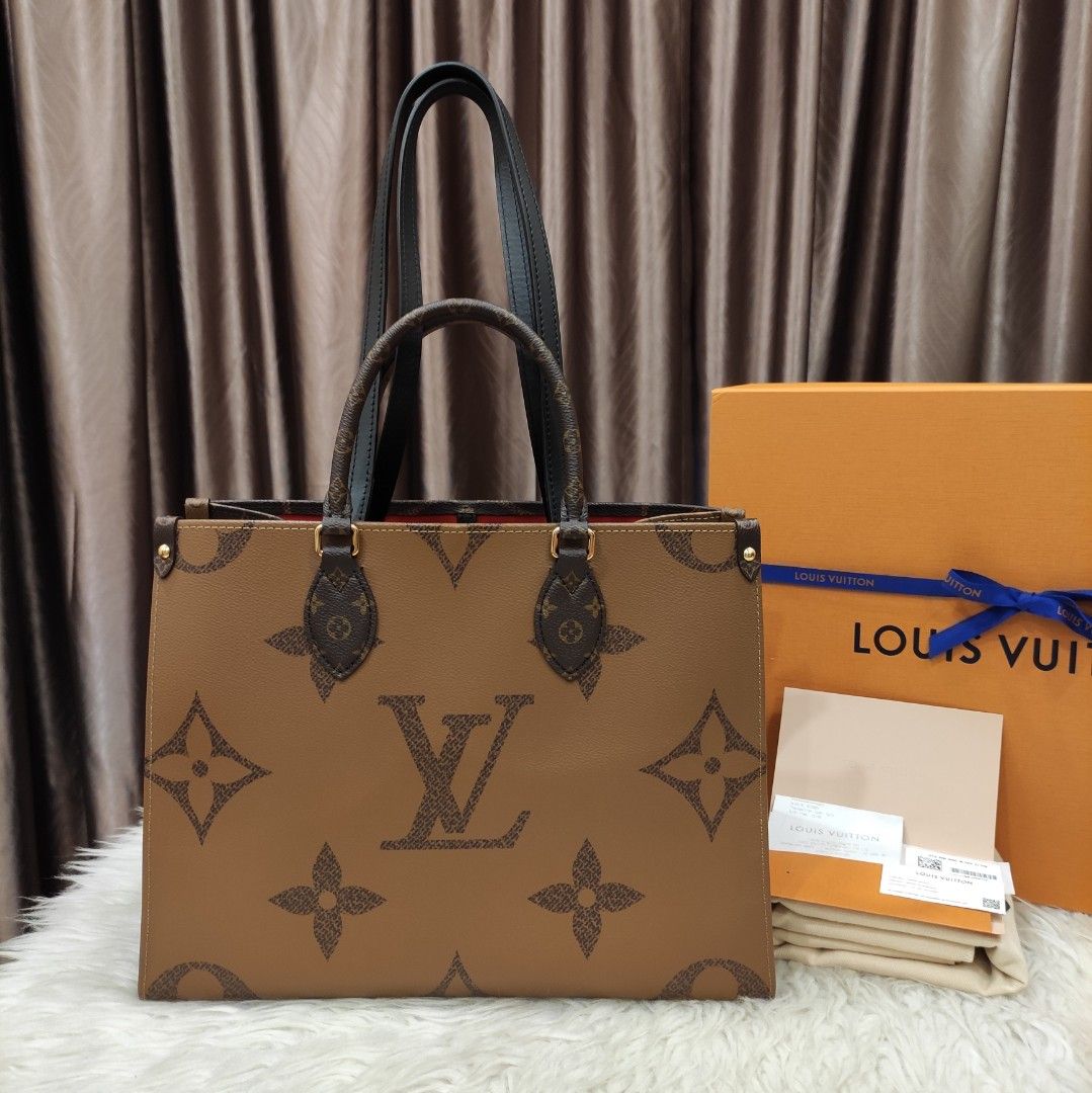 Louis Vuitton Monogram Reverse Canvas Onthego mm Bag