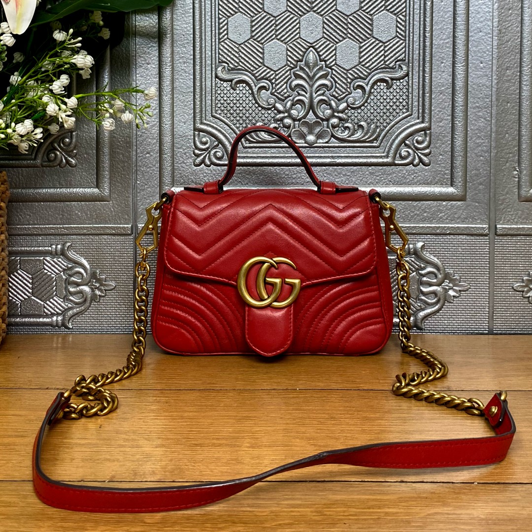 Jual GUCCI GG MARMONT TAS SELEMPANG WANITA MADE IN ITALY AUTHENTIC