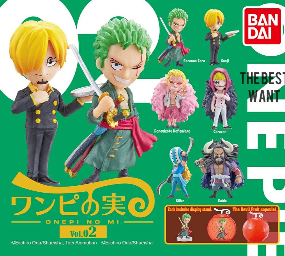 31体 ONE PIECE ワンピ かまいたち コラボ ガチャポン ワンピース