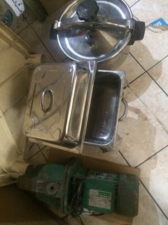 Pressure cooker,  water pump , chafing dish