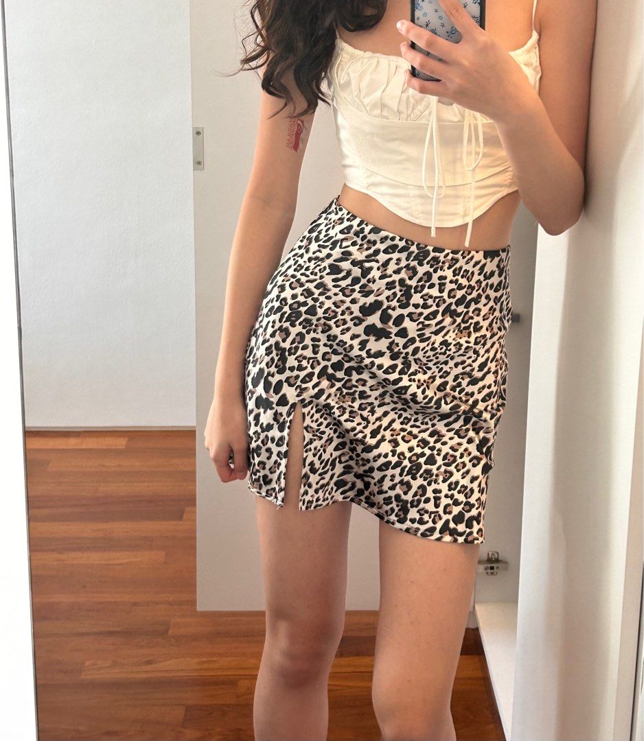 Yates mini skirt leopard princess polly discount