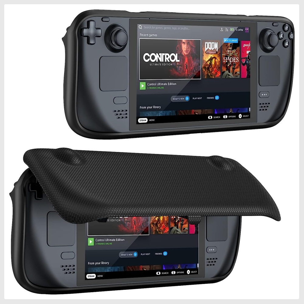 ProCase Upgraded Flip Case for Steam Deck with Front Cover, Upgraded