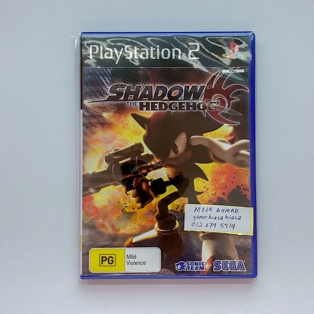 PS2 PlayStation 2 Shadow the Hedgehog Japanese Tested Genuine