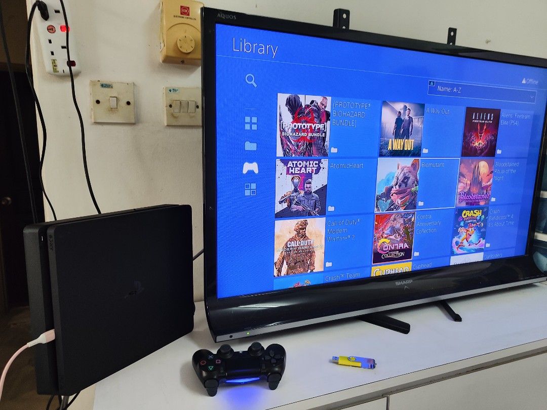 Ps4 slim 2tb jailbreak 81game Video Gaming Video Game Consoles