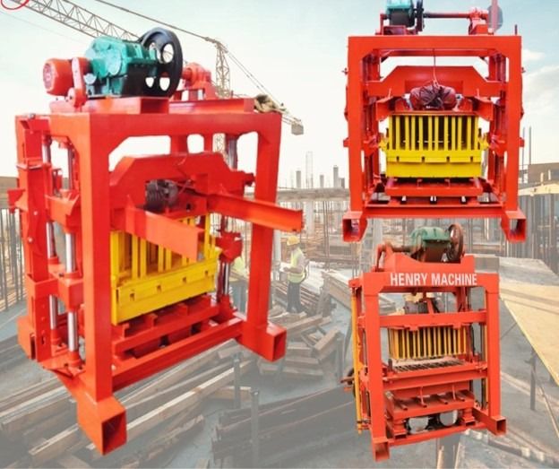 QT4 - 40A / SEMI -AUTO HOLLOW BLOCK MAKING MACHINE (Category: Construction Tools & Equipment) located in Caloocan City. Submitted by 09263834248 (Listing ID 1247969936, Image 3). Description: Specification: Main Machine: 1600*1200*2000mm Pallet Size: 850*450*30mm Hollow Brick: 400*200*200mm,2200pcs/8h Solid Brick: 240*115*53mm,14000pcs/8h 1.Main Machine: Mold vibration 2.Motor power: 9.6KW 3.Molding Cycle 40S 4.Total mass : 1.5T 5.Vibrating style