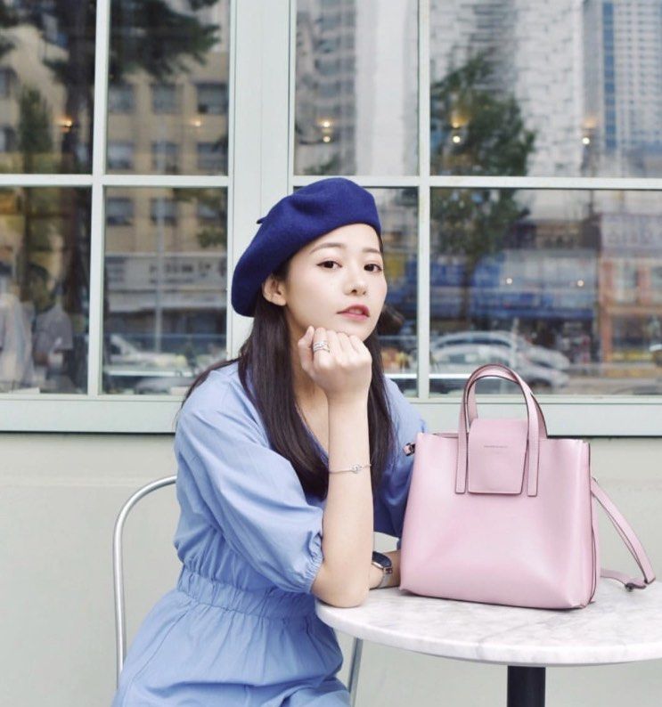 Rabeanco Pink Handbag LUCIA Boxy Satchel Women s Fashion Bags