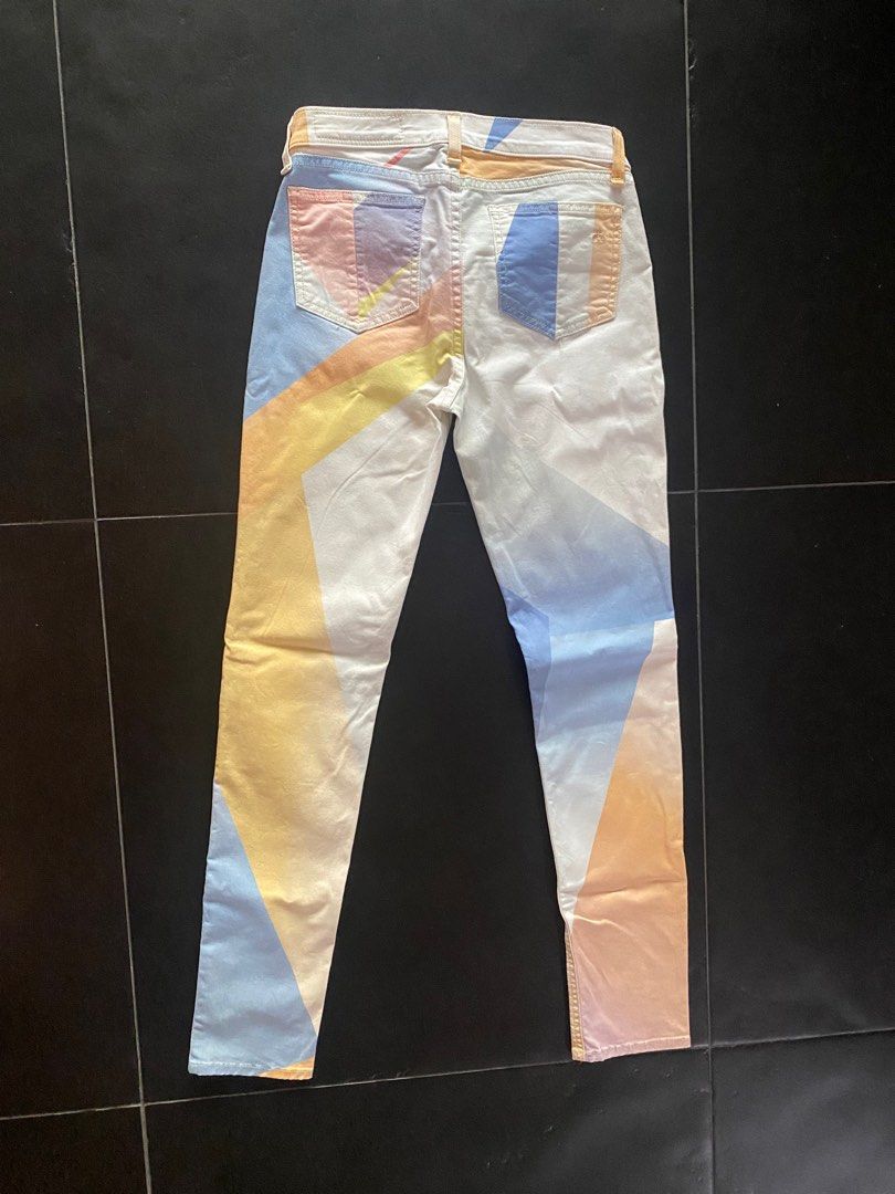 Rag and bone paint splatter jeans sale