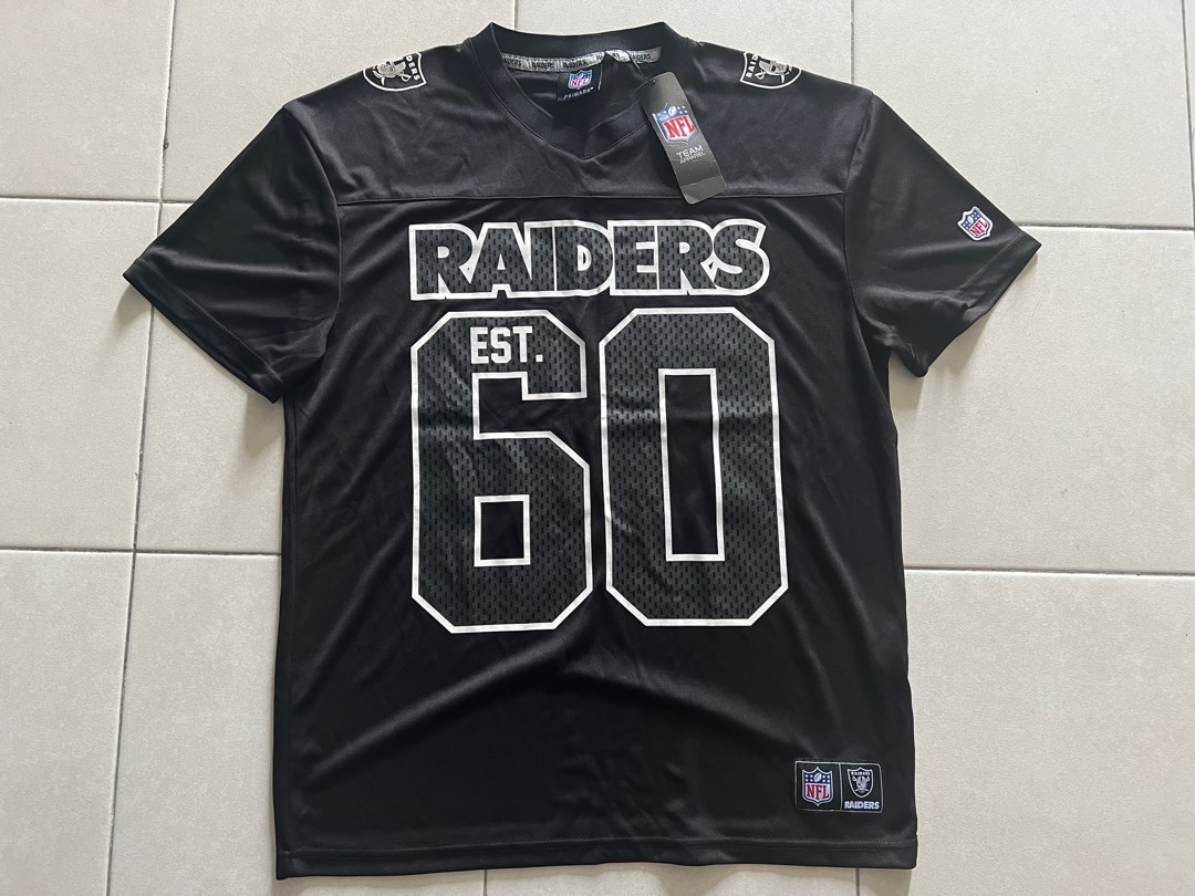 Majestic NFL Moro Polymesh Jersey Shirt - Oakland Raiders - L