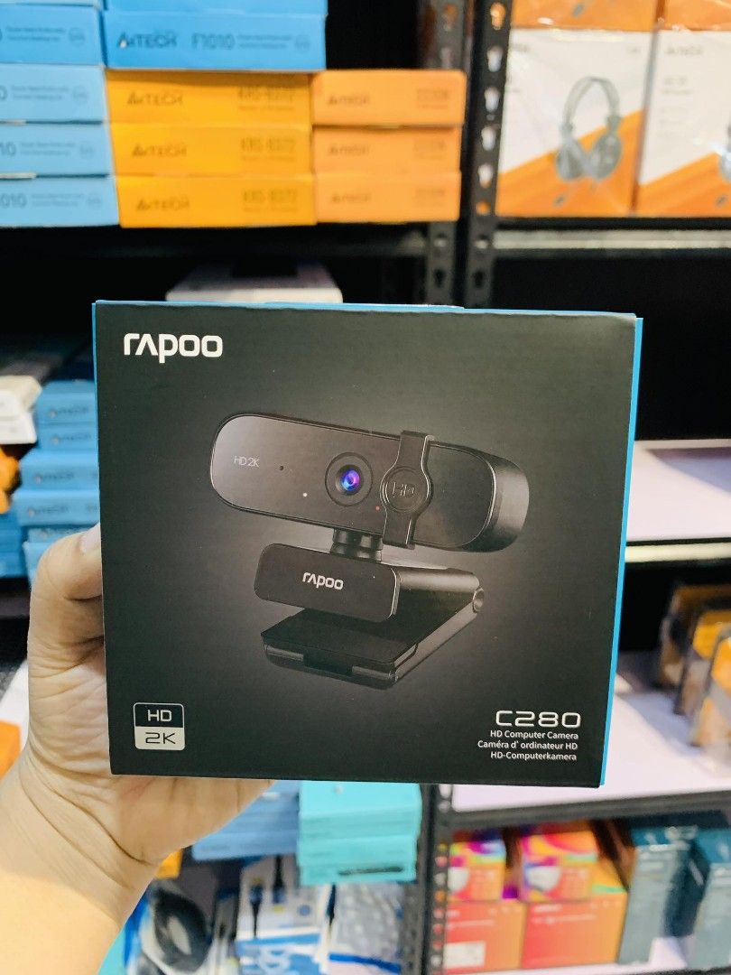 Rapoo C280 2K 1440P Full HD Webcam USB (Category: Webcams) located in Makati City. Submitted by techubstoreandaccessories (Listing ID 1247956670, Image 3). Description: Rapoo C280 2K 1440P Full HD Webcam USB On Hand Ready to Ship/Pick-Up‼️ DETAILS: ✅Actual Picture Posted. ✅BRAND NEW & ORIGINAL. ✅7 Days Replacement for Factory Defects and 1year Limeted Warranty. (Terms and conditions apply). ✅With Sales Invoice (BIR REGISTERED) and Warranty Receip