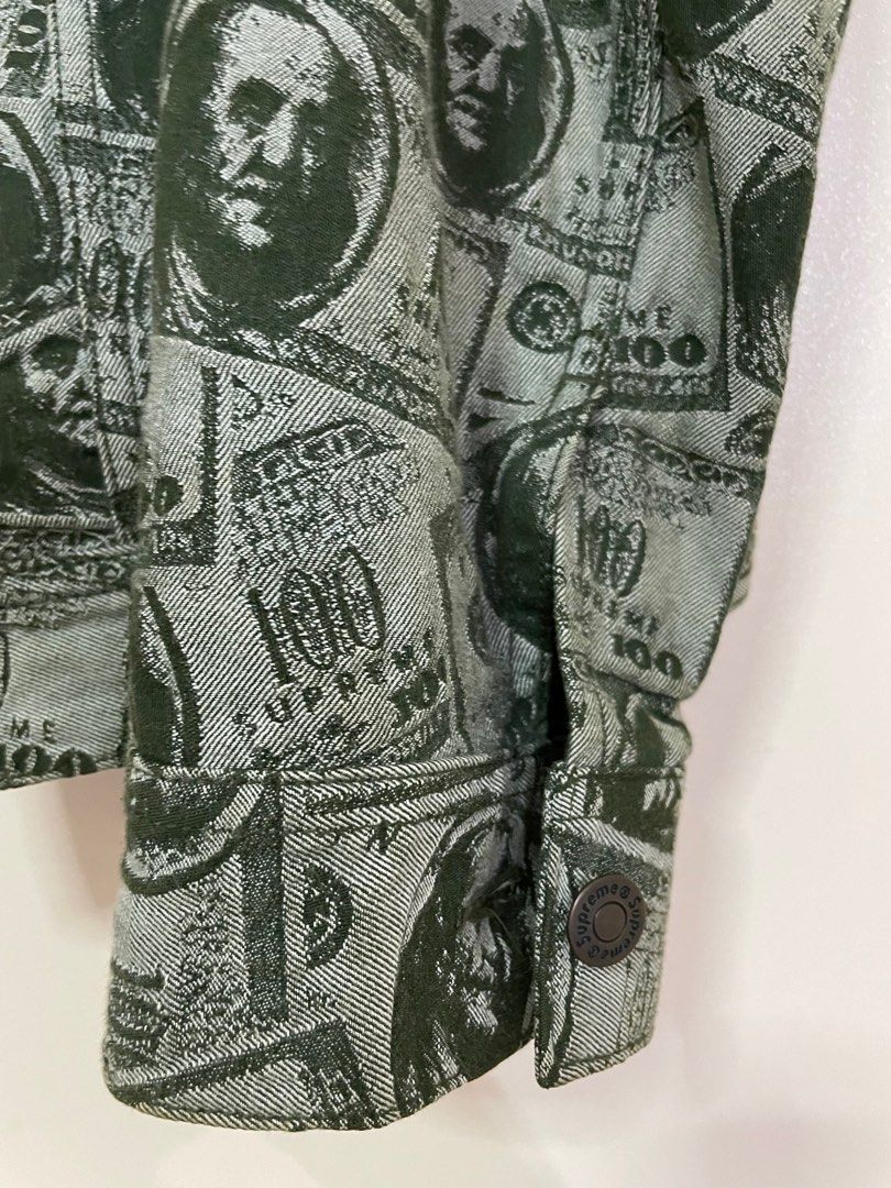 Supreme 100 Dollar Bill Trucker Jacket