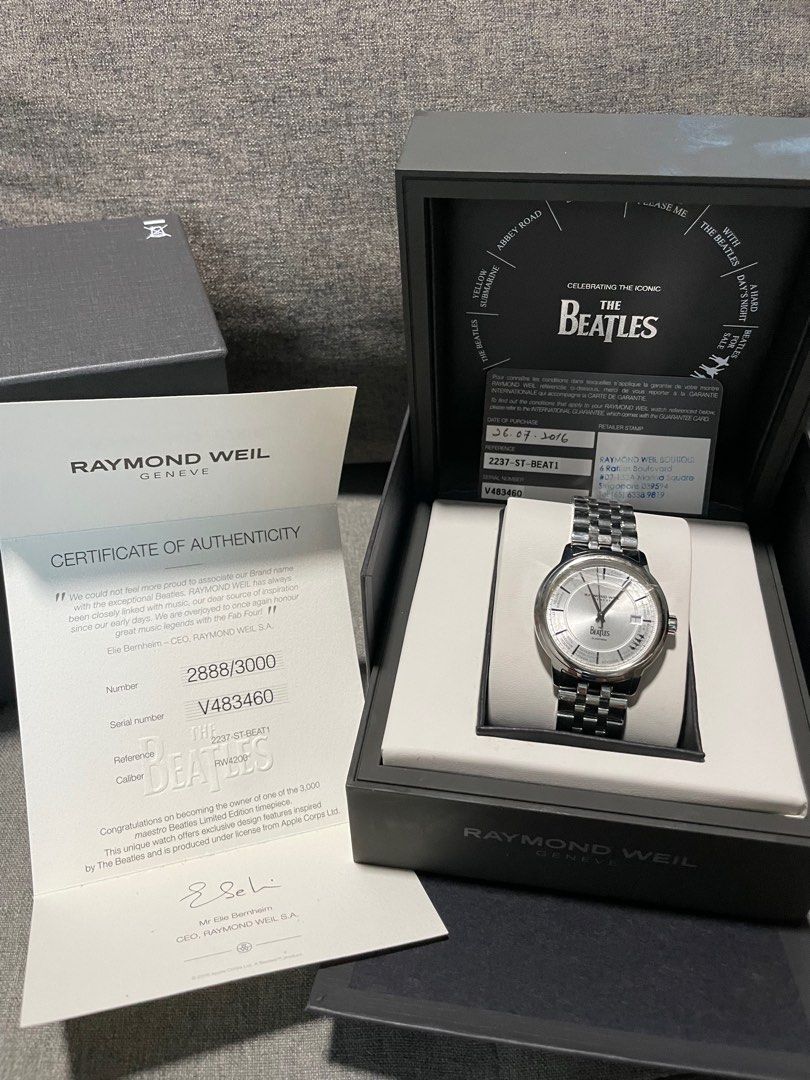 Raymond weil deals beatles limited edition