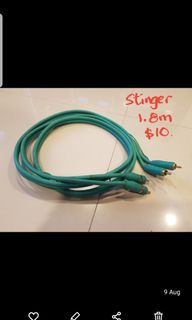 RCA and subwoofer cables