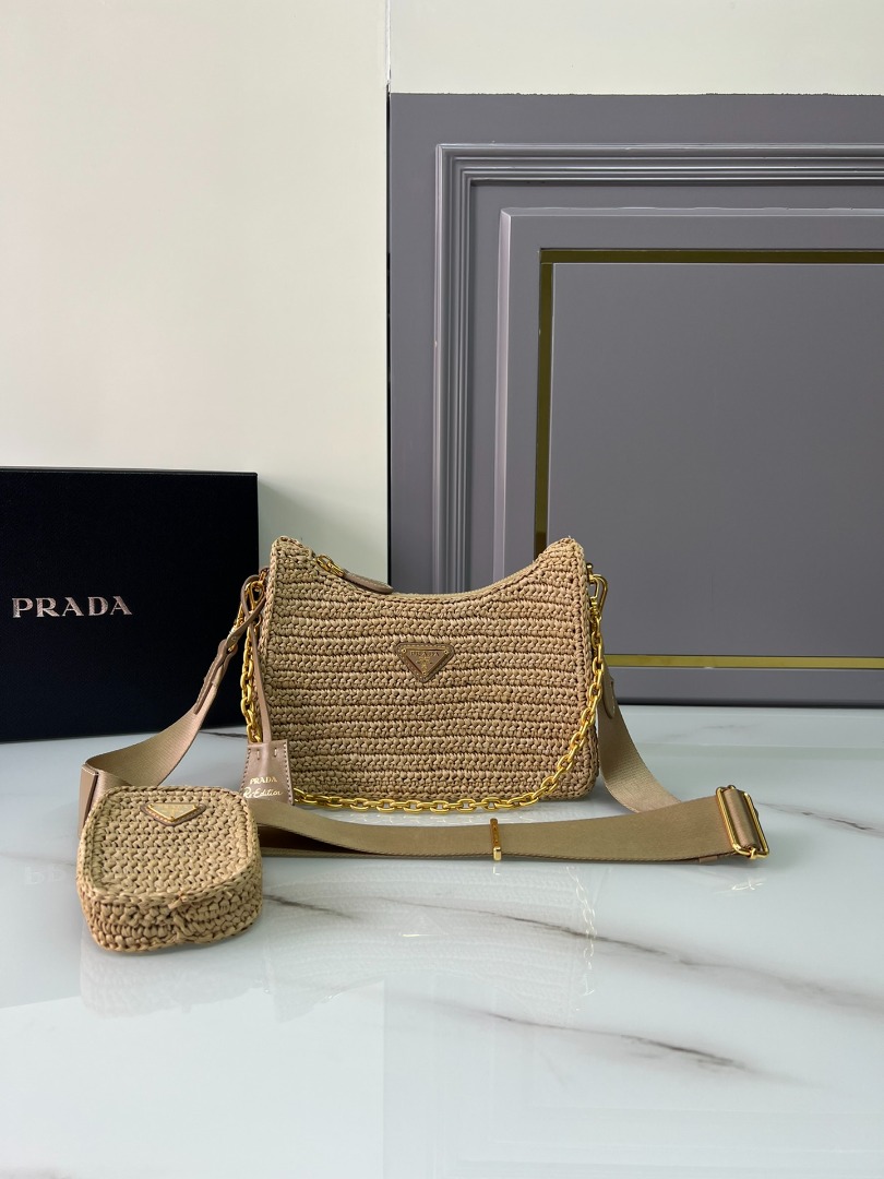 Prada Crochet Re-Edition 2005 Shoulder Bag