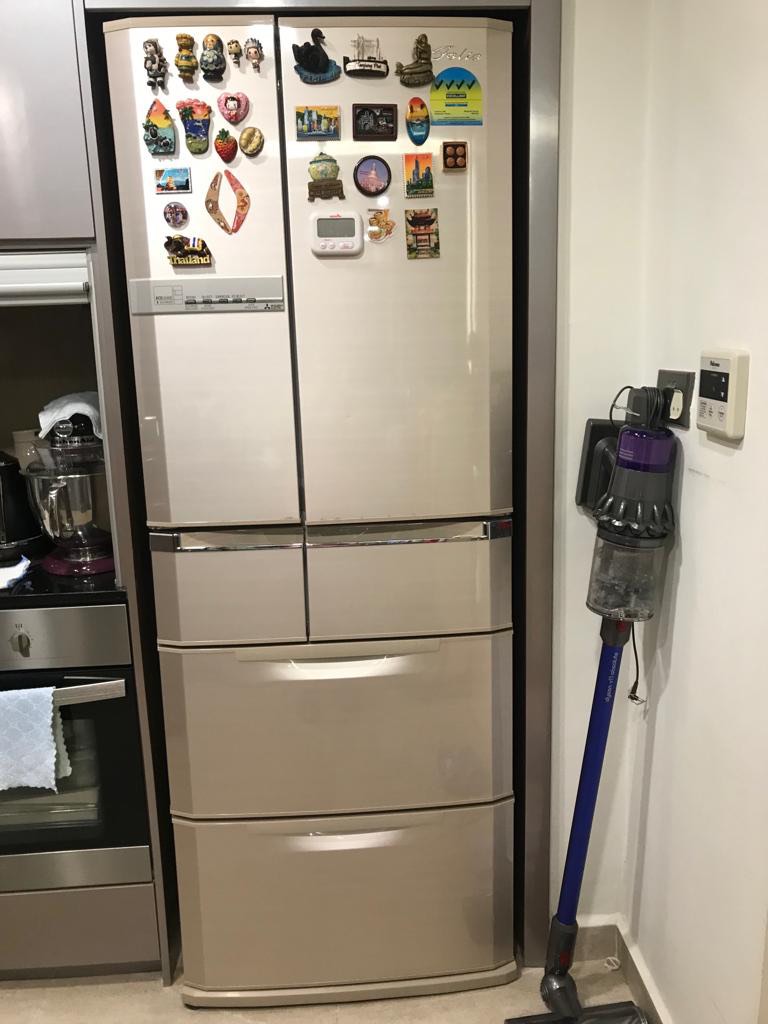 Mitsubishi Folio Fridge Freezer 6 Door Rose Gold, TV & Home Appliances ...