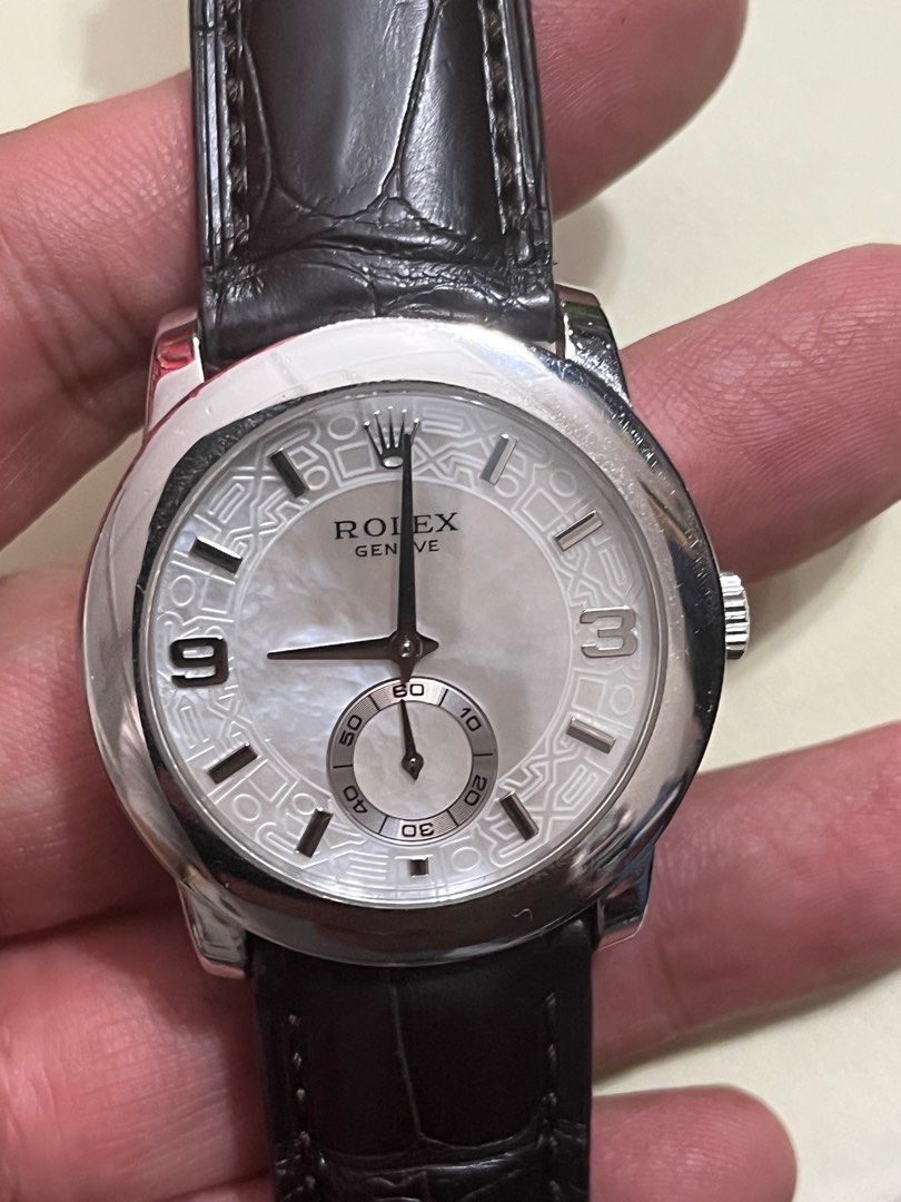 Platinum sale rolex cellini