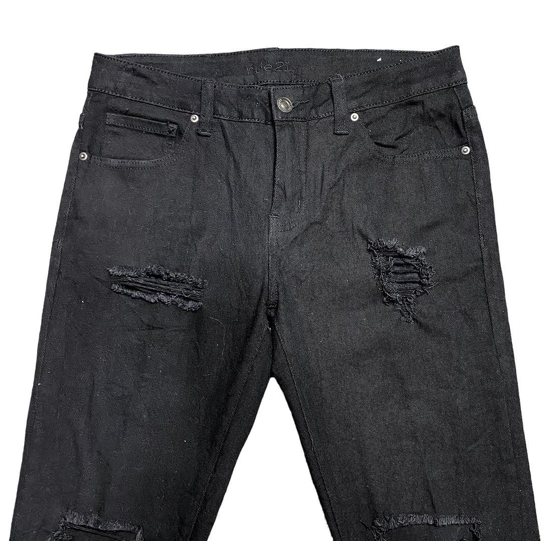 Rue 21 black ripped jeans cheap