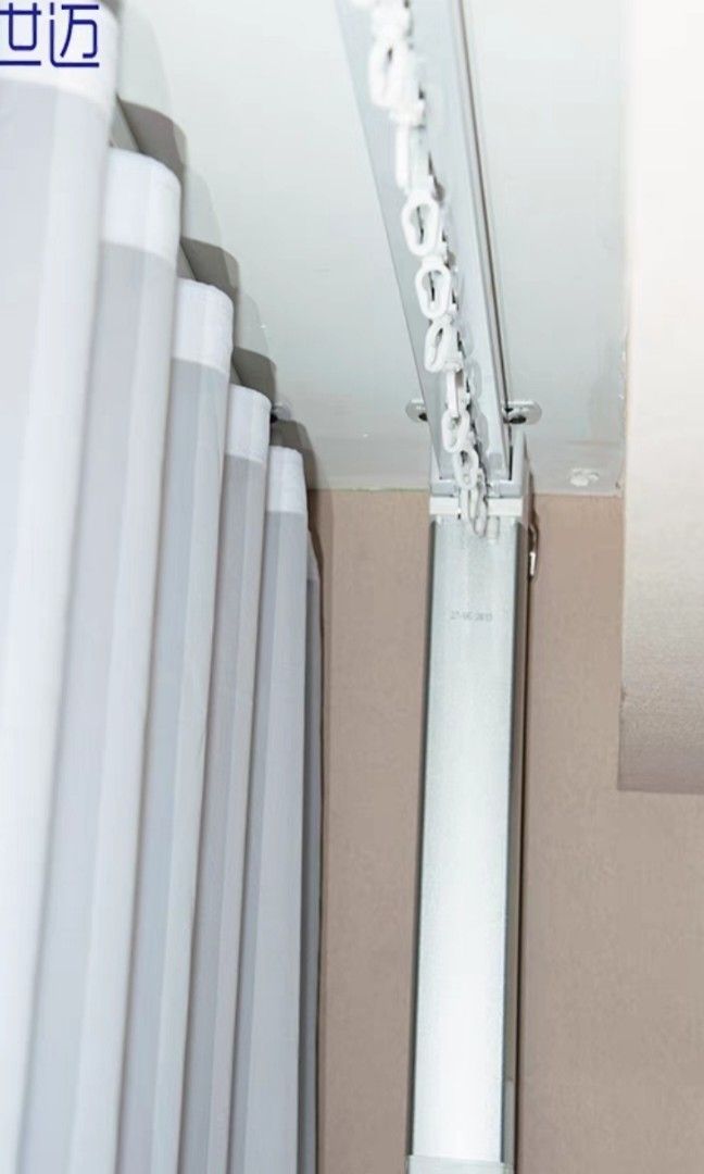 S Fold Curtain Insert Hooks Line 4m, Furniture & Home Living, Home ...