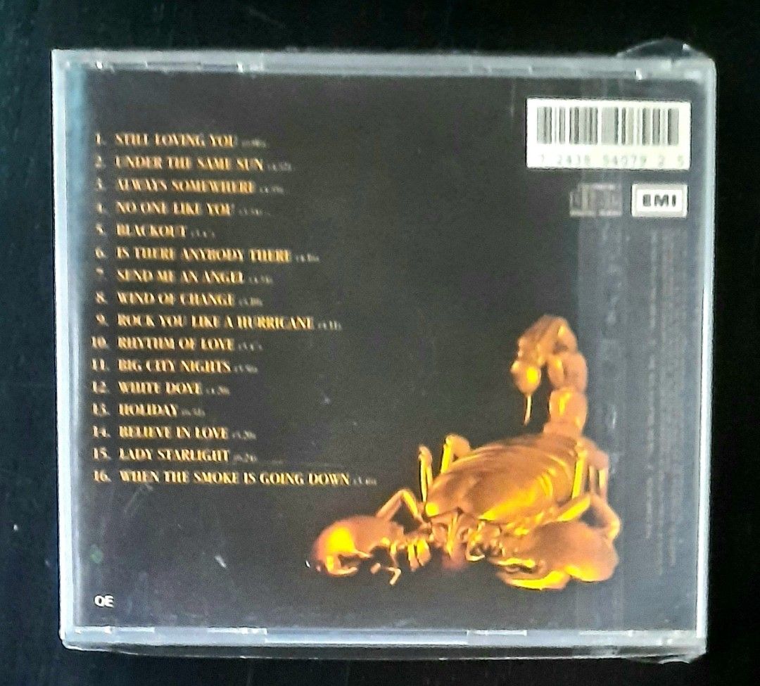 Scorpions - Gold - The Ultimate Collection 7243 8540792 5 CD, Hobbies &  Toys, Music & Media, CDs & DVDs on Carousell