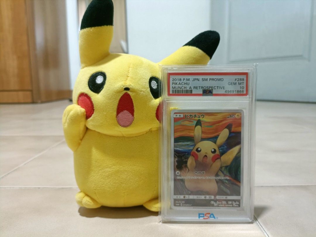 Scream Pikachu psa 10 munch pikachu the scream Hobbies Toys Toys Games on Carousell
