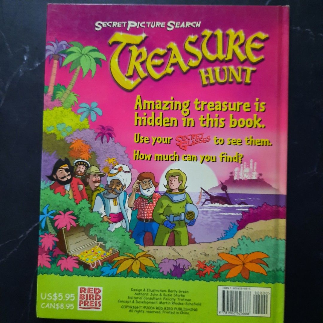 Secret　Hobbies　Treasure　Hunt,　Search　Children's　Picture　on　Magazines,　Toys,　Books　Books　Carousell