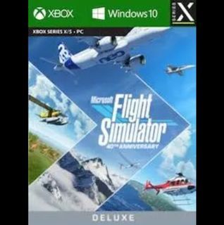 [SGSeller] Microsoft Xbox Microsoft Flight Simulator 2020 40th Anniversary Digital Download Game Code for Xbox One Xbox Series S X