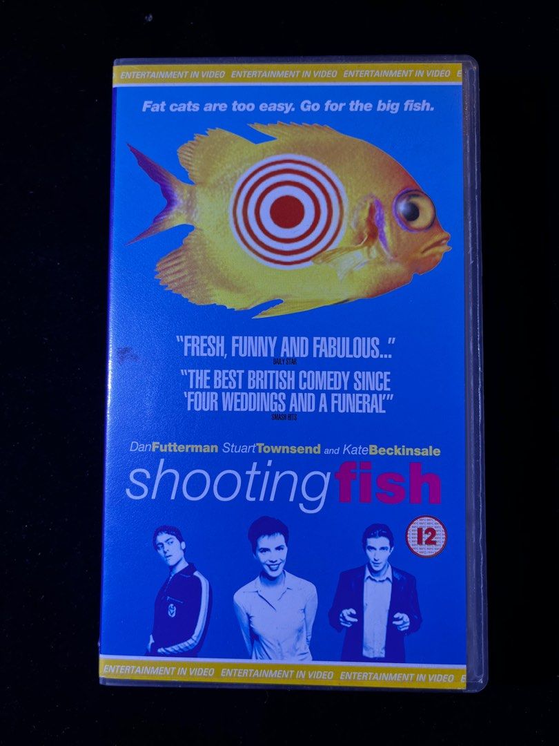 Shooting Fish (1997) Alternative Britpop Indie Film UK VHS