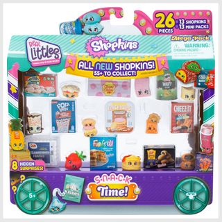 Shopkins Collector's Pack | 8 Real Littles Plus 8 Real Branded Mini Packs  (16 Total Pieces). Style May Vary