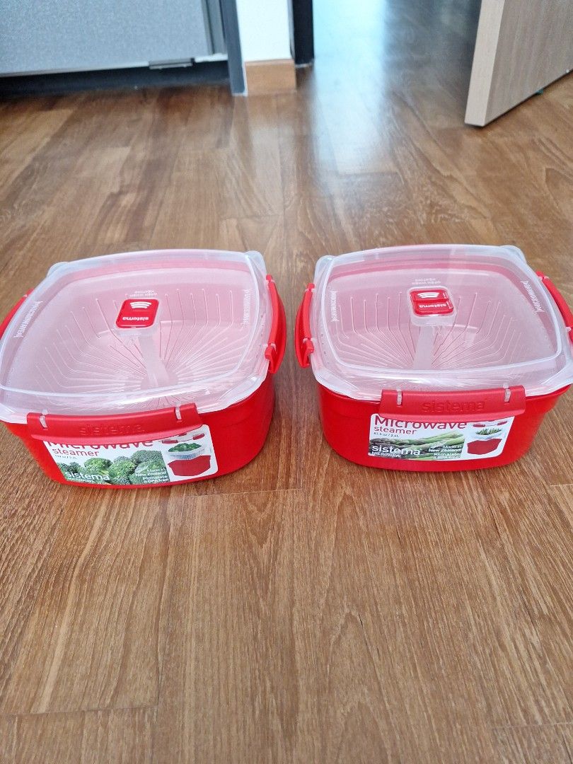 SISTEMA Microwave Steamer, Furniture & Home Living, Kitchenware